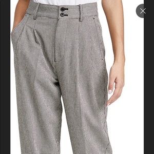 Madewell tapered pleated wide leg pant size 12